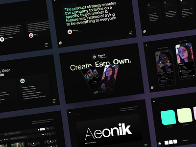 Hyprr - Pitch Deck app design boro clean concept deck design fintech hyprr interface marketplace minimal nft pitch presentation social typography ui ux