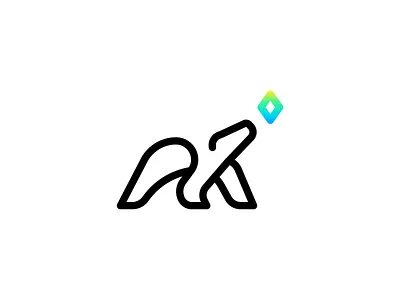 Polar Bear animal animal logo aurora bear branding designer icon identity illustration lights line logo mark minimal northern polar simple star vector white