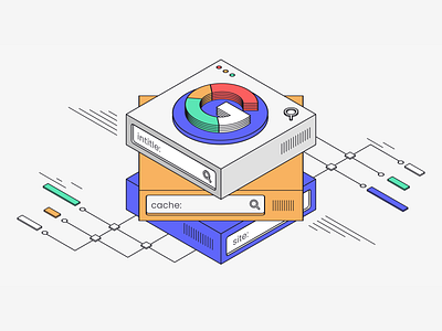 25+ Google Search Operators For SEO blog branding google illustration isometric search