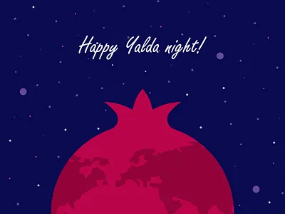 Happy Yalda night! character design design festival happy illustration illustrator yalda