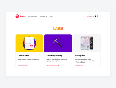 StormX Labs crypto crypto currency dashboard defi design fintech minimal ui ux web design website