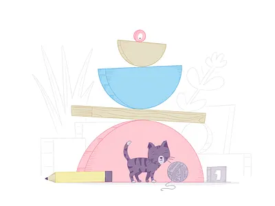 The Shortcut Shapes build building cat illustration management project shape shapes