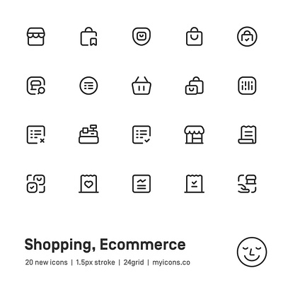 Myicons✨ — Shopping, Ecommerce vector line icons pack essential icons figma icon design icon pack icons icons design icons pack interface icons line icons sketch icons ui ui design ui designer ui icons ui kit ui pack ui set web design web designer web ui