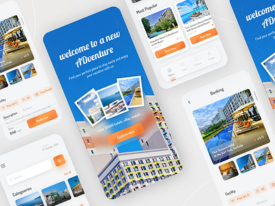 Hotel Booking Mobile App app design app uiux booking design home page hotel booking hotel reservation login login ui login uiux mobile mobile app mobile uiux reservation sketch ui uidesign ux