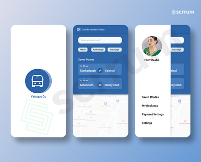 Bus Ticketing app app branding design graphic design illustration logo minimal ui ux vector