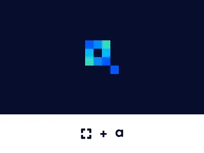 Data annotation logo concept ai annotation branding data icon logo logo design machine learning modern ui