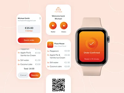 Quick Order for watchOS app apple design order ordering ui ui design ux watch watchos