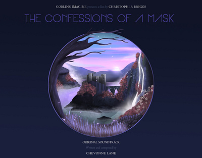 The Confessions of a Mask Cover Art. art branding coverart design digital illustration digital painting environment graphic design illustration illustration art illustrator painting photoshop procreate typography