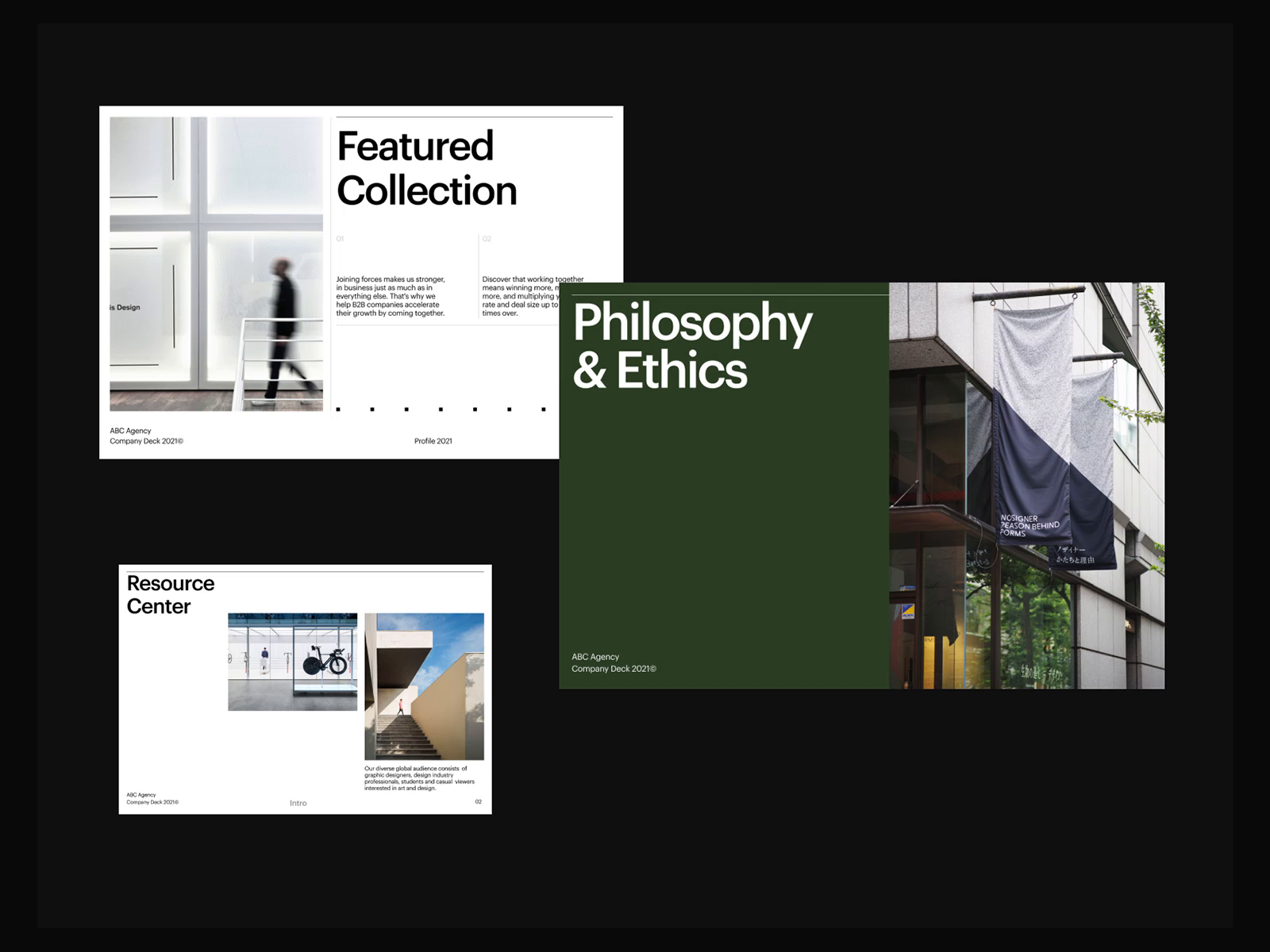 Example of Presentation Agency Deck