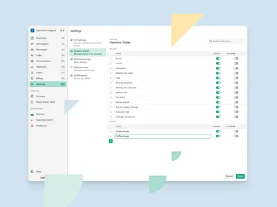 Settings page design enterprise enterprise design enterprise software design ui ui design uidesign ux ux design uxdesign uxui visual design visualdesign