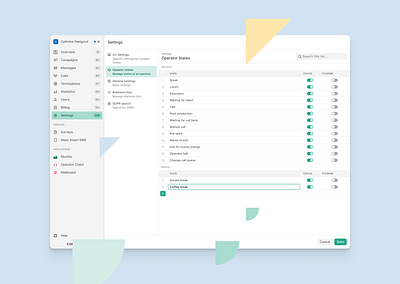 Settings page design enterprise enterprise design enterprise software design ui ui design uidesign ux ux design uxdesign uxui visual design visualdesign