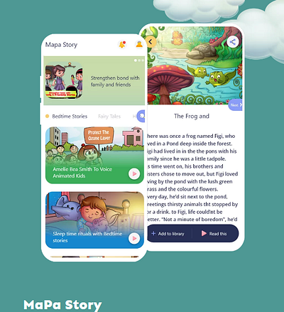 Want stories to guide your kid's sleep..here it is. animation design illustration logo ui