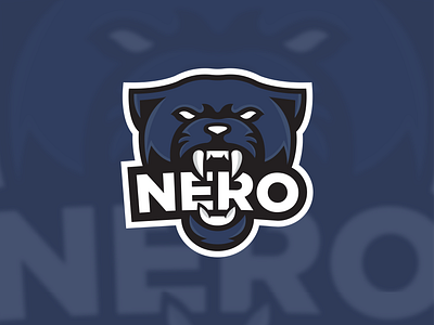 Nero | Logo Design animal brand branding branding agency business coaching design design agency esports fitness graphic design logo logodesign online panther program romeu pinho thunder district training workout