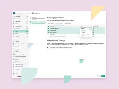 Campaign permission admin admin design design enterprise enterprise software enterprise software design ui ui design uidesign user experience user experience design user interface user interface design ux ux design uxdesign uxui visual design visualdesign
