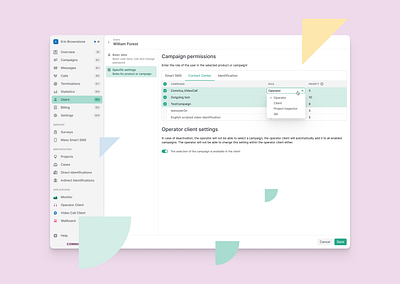 Campaign permission admin admin design design enterprise enterprise software enterprise software design ui ui design uidesign user experience user experience design user interface user interface design ux ux design uxdesign uxui visual design visualdesign