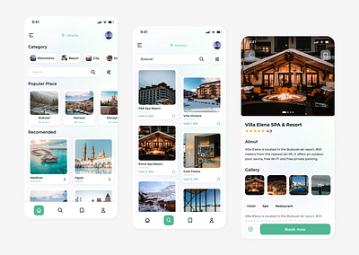 Travel App app booking mobile travel trip ui uiux ux