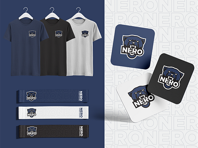 Nero | Logo and Brand Design animal logo brand branding branding agency business coaching design design agency esports logo fitness graphic design lisboa logo logodesign merchandising motivation online panther thunder district workout