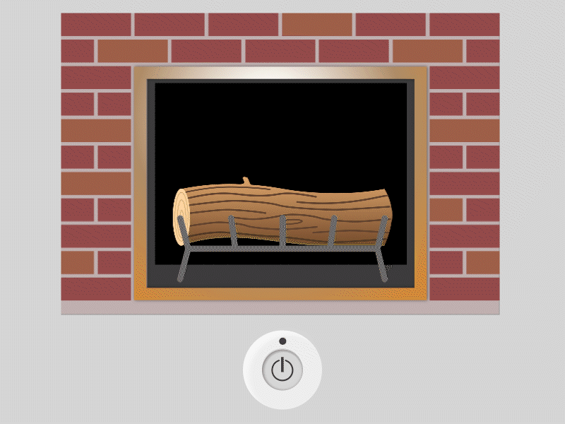 On/Off Switch daily ui daily ui 015 dailyui dimmer fireplace onoff switch