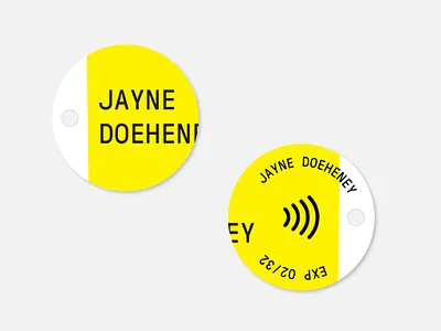 PointCard of the near future design typography vector