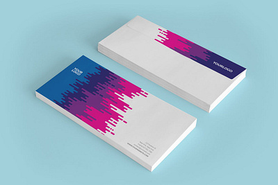 Colorful Artist Design Stationery artist brand stationery branding business card clean cool corporate corporate identity creative design identity letterhead logo design minimal pattern print professional simple stationery visual identity