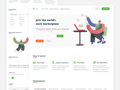 Freelancer Website branding freelancer freelancer website job website ui uidesign uiux uiuxdesign webdesign