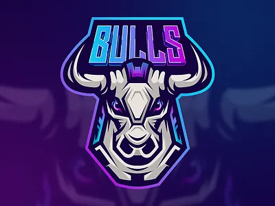 Cyber Robo Bull Mascot Logo branding bull cyber design detailed drawing esports logo illustration logo mascot mascot logo vector