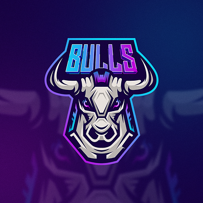 Cyber Robo Bull Mascot Logo branding bull cyber design detailed drawing esports logo illustration logo mascot mascot logo vector