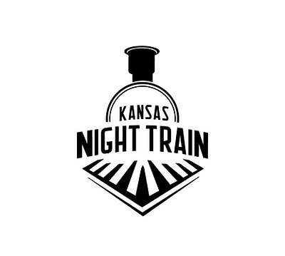 Kansas Night Train graphic design logo logo design night train