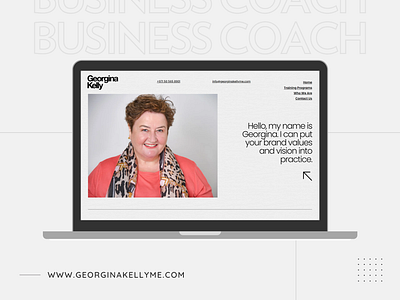 Business Coach - Website Design branding business coach corporate design graphic design illustration logo mobile design mobile website new website ui ux website website design website revamp
