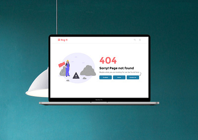 404 Page app branding design graphic design illustration logo typography ui ux vector