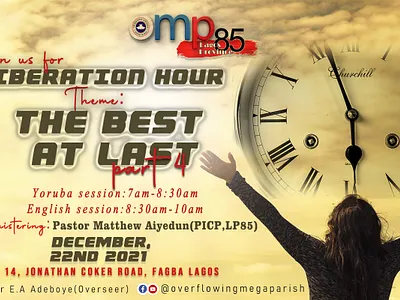 Liberation Hour design for omp branding graphic design typography
