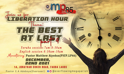 Liberation Hour design for omp branding graphic design typography