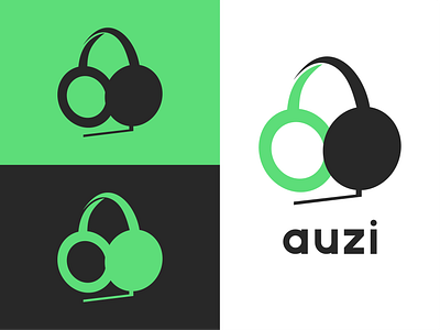 Auzi Headset Shop | Logo Design branding design logo vector