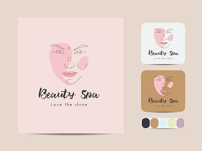 Line art Minimal logo. art business color creative design icon illustration label line art logo outline vector