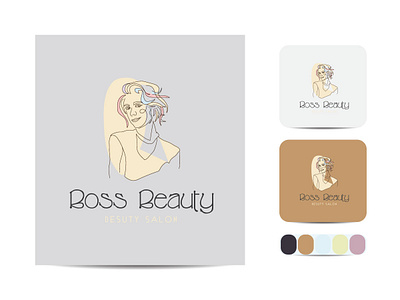 Line art Minimal logo. art business color creative design icon illustration label line art logo outline vector