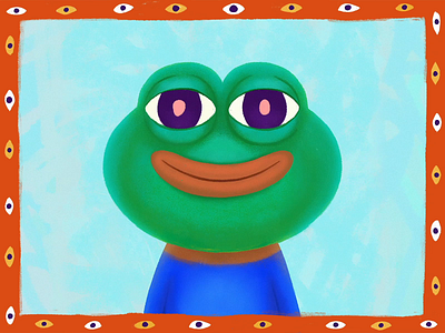 HYPNOPΞPΞ animation character cute frog hypno hypnotic illustration meme pepe pepefrog