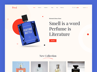 Perfume eCommerce website body care body spray branding clean ecommerce fashion header exploration minimal perfume perfume store fragrance scent shop shopping smell trendy ui design uiux web design website design