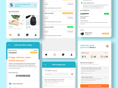 Manage Trash android branding design ui ux