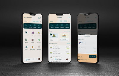 Internet Banking App concept app design mobile app mobile ui ui uidesign uiux ux
