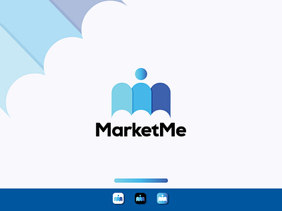 MarketMe brand brand identity brand logo branding creative logo graphic design icon design letter m logo logo logo icon logo mark marketing agency logo marketing logo marketme modern logo modern m logo rayphotostration simple logo trendy logo typography