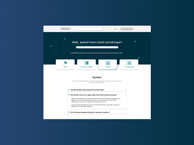 Website FAQ page blue design faq idea indonesia minimal page typography ui ui ux designer ux website