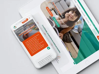 Insulation professional website design branding design graphic design green modern orange ui
