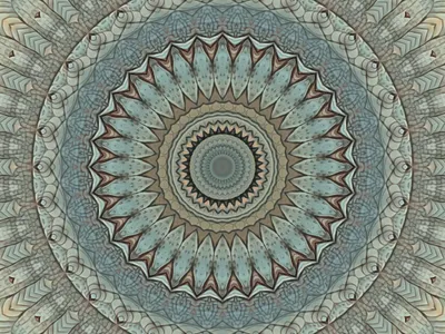 Light Language kaleidoscope mandala energy app design illustration