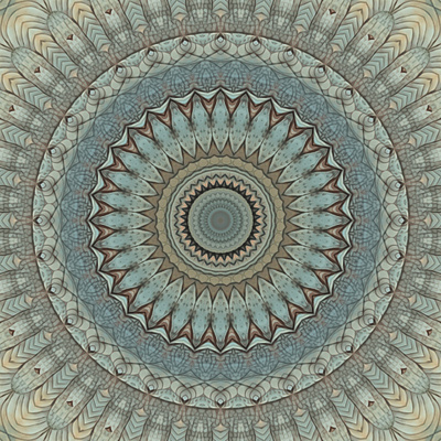 Light Language kaleidoscope mandala energy app design illustration