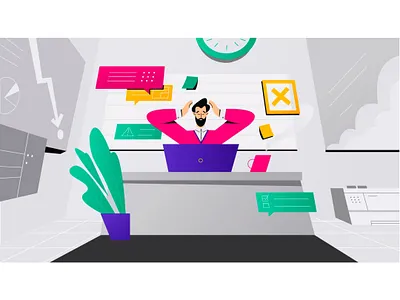 Memoplant 2d animation art character design design explainer video flat illustration illustrator infografika minimal ui vector