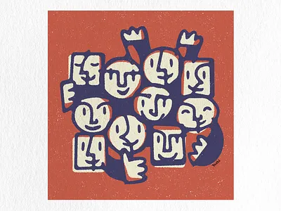 Smiles bring happiness graphic design illustration