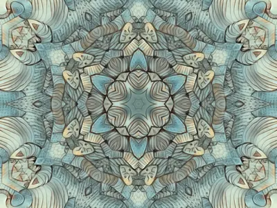 Patterns kaleidoscope mandala app design illustration logo