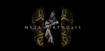 The Metamorphosis 3d beetle cockroach dark gothic graphic design letter lettering logo logotype modern skull skull art typography