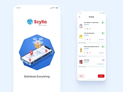 Illustration of Mobile Delivery Distributor app delivery design distribution distributor drone ecommerce icon illustration isometric logistic marketplace mobile supply ui