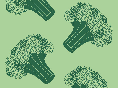 Broccoli Floret Pattern broccoli broccoli floret broccoli illustration brocoli brocolli digital illustration drawing floret food icon food illustration icon illustration logo pattern design repeat pattern surface pattern vector illustration vegetable vegetables vegtable illustration